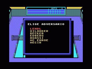 Emilio Sanchez Vicario Grand Slam screenshot 4 for MSX